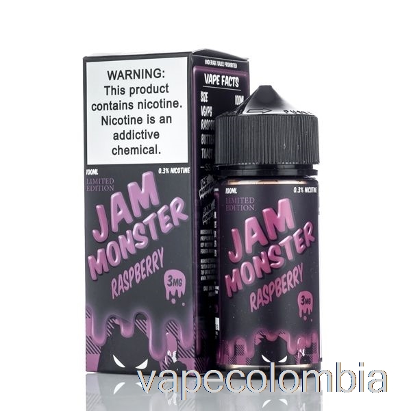 Vape Recargable Frambuesa - Jam Monster - 100ml 0mg